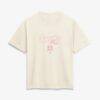 Anaheim Ducks Women's Sports Mom T-Shirt - Cream - Front View