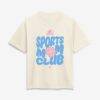 Colorado Avalanche Women's Sports Mom Club T-Shirt - Cream - Front View