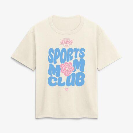 Los Angeles Kings Women's Sports Mom Club T-Shirt - Cream - Front View