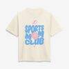 Tampa Bay Lightning Women's Sports Mom Club T-Shirt - Cream - Front View
