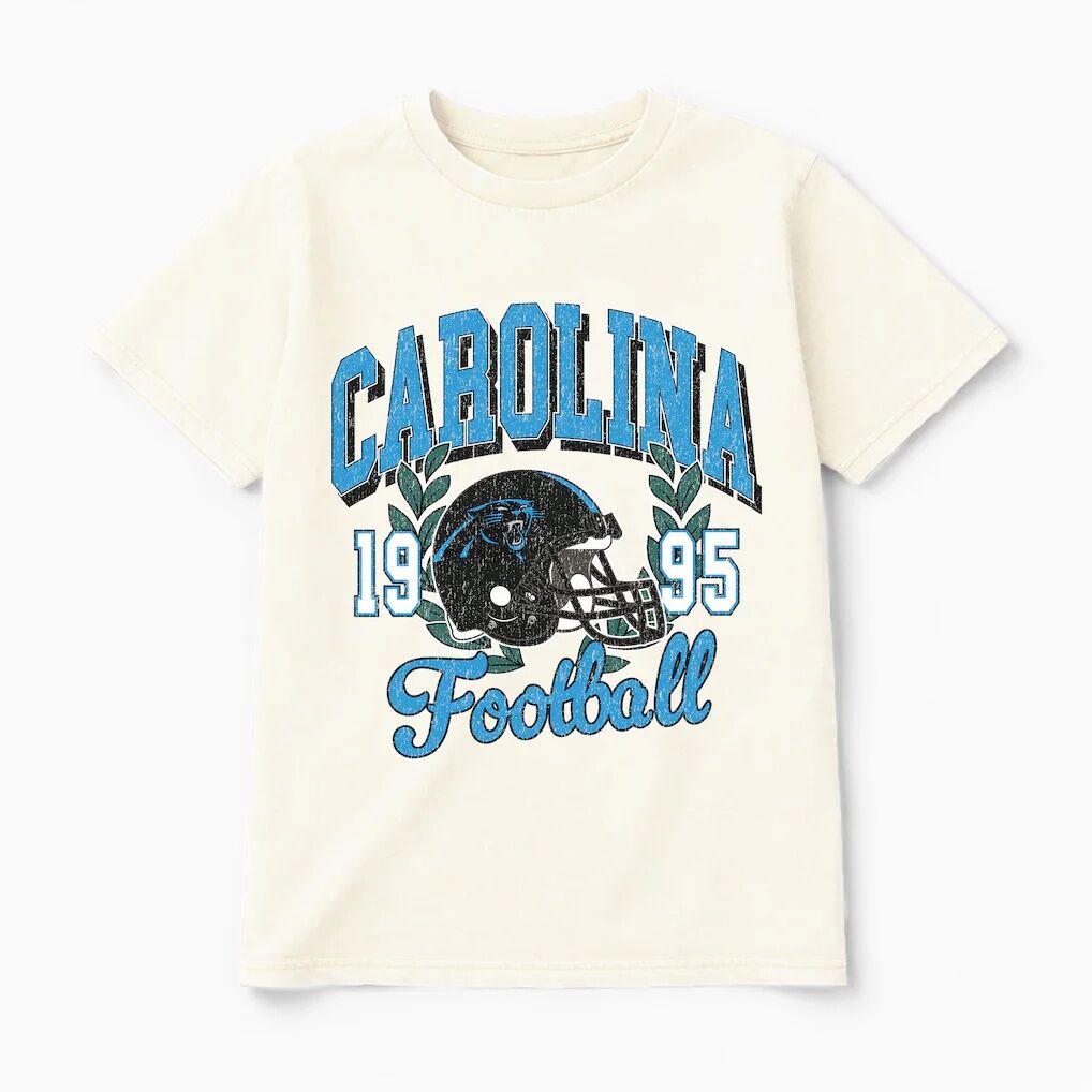 Carolina Panthers Gameday Couture Women's Raised on Victory T-Shirt - Natural