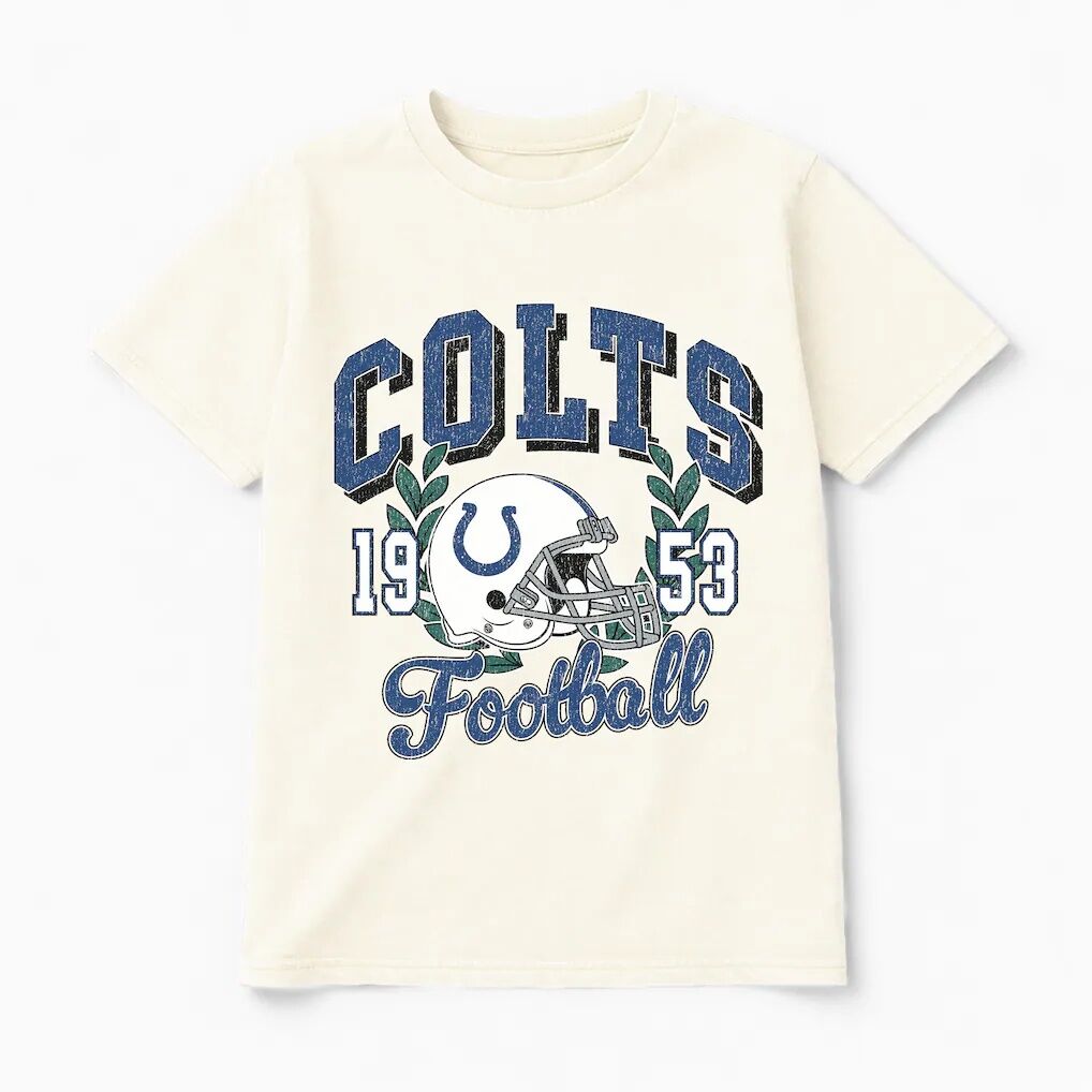 Indianapolis Colts Gameday Couture Women's Raised on Victory T-Shirt - Natural