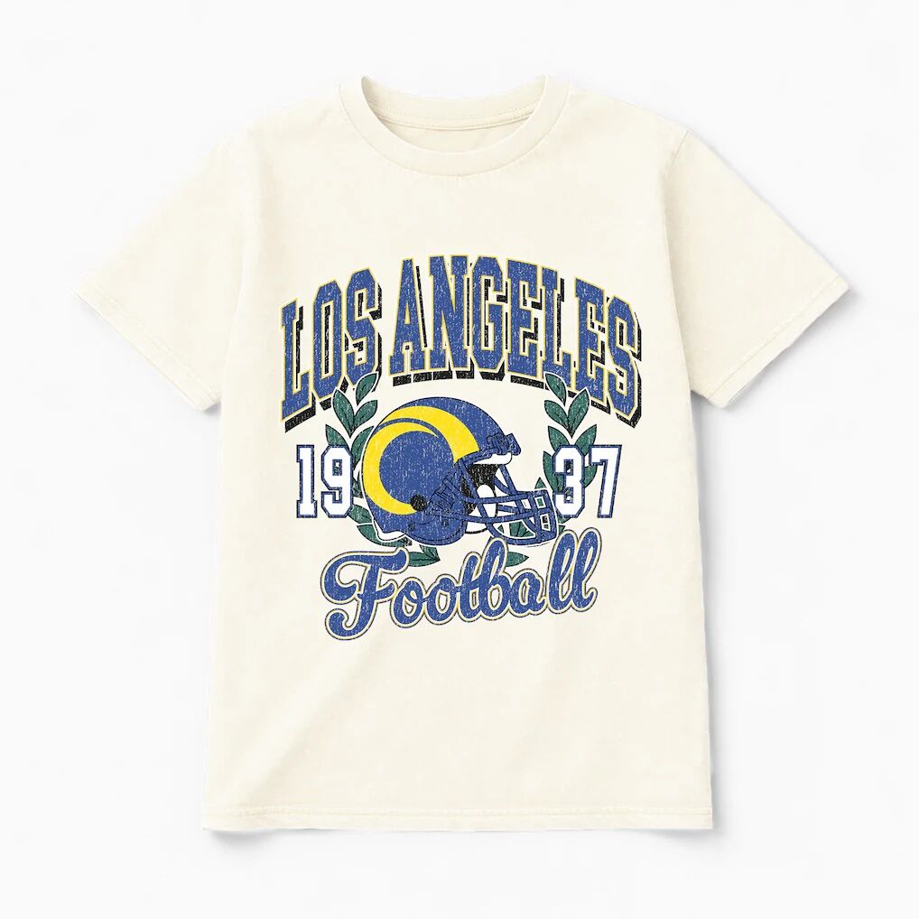 Los Angeles Rams Gameday Couture Women's Raised on Victory T-Shirt - Natural