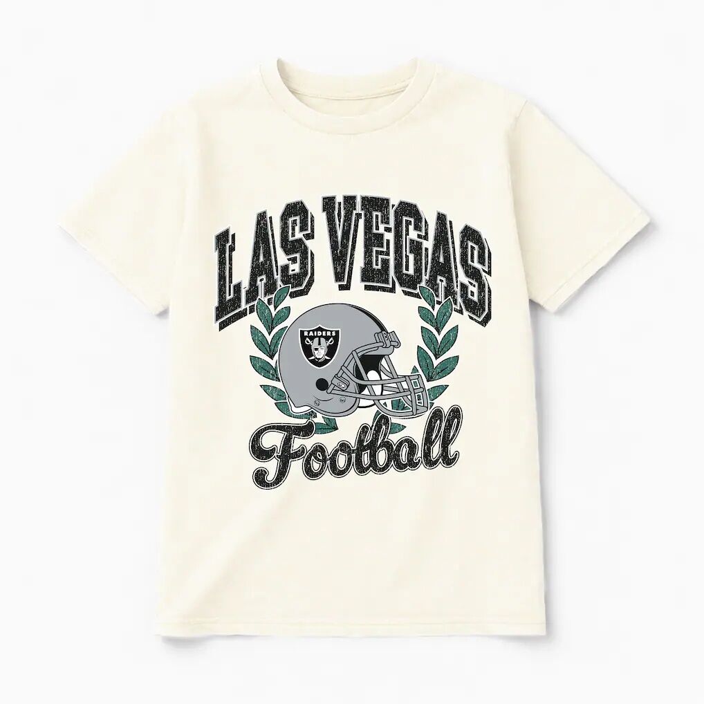 Las Vegas Raiders Gameday Couture Women's Raised on Victory T-Shirt - Natural