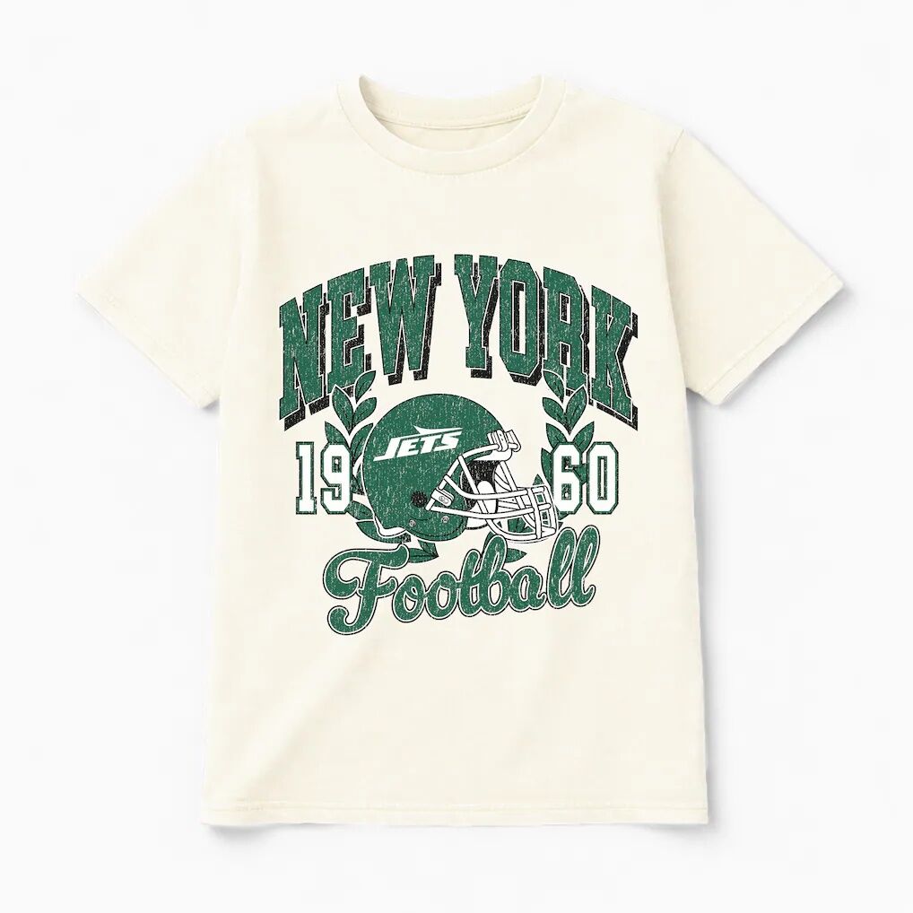 New York Jets Gameday Couture Women's Raised on Victory T-Shirt - Natural