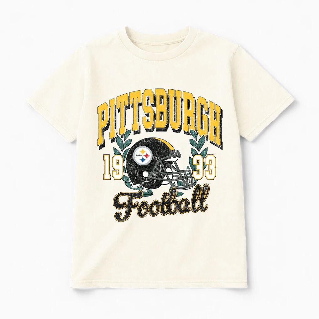 Pittsburgh Steelers Gameday Couture Women's Raised on Victory T-Shirt - Natural