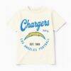 Los Angeles Chargers Gameday Couture Women's You Know Our Name T-Shirt - - Front View