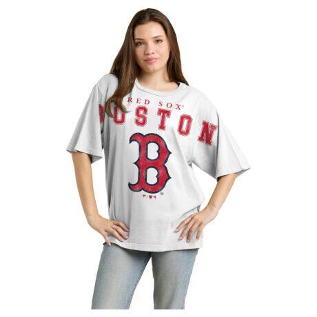 Boston Red Sox Fashion7 Women's Relaxed Big Text T-Shirt