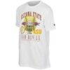 Arizona State Sun Devils New Era 2026 Big 12 Softball Tournament Champions Locker Room T-Shirt - White - Detail View