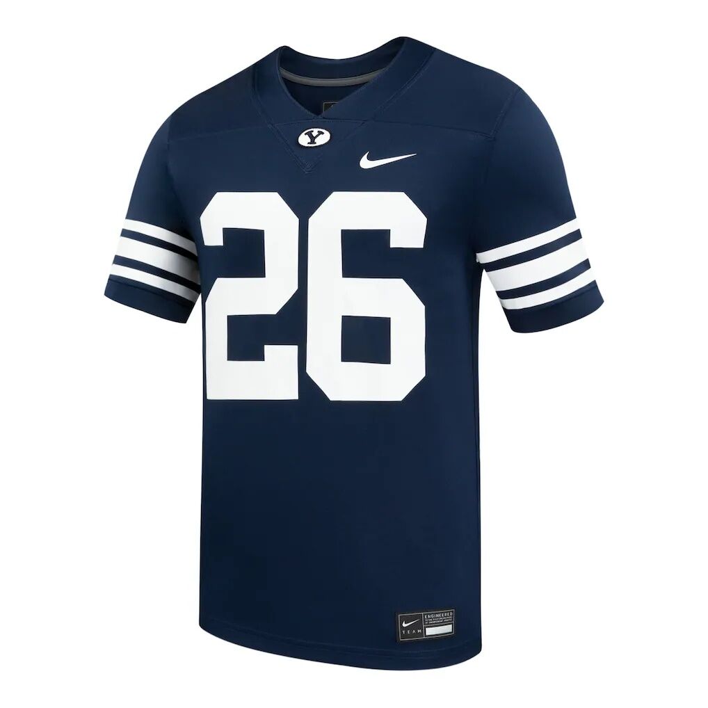 #26 BYU Cougars Nike Home Replica Football Jersey