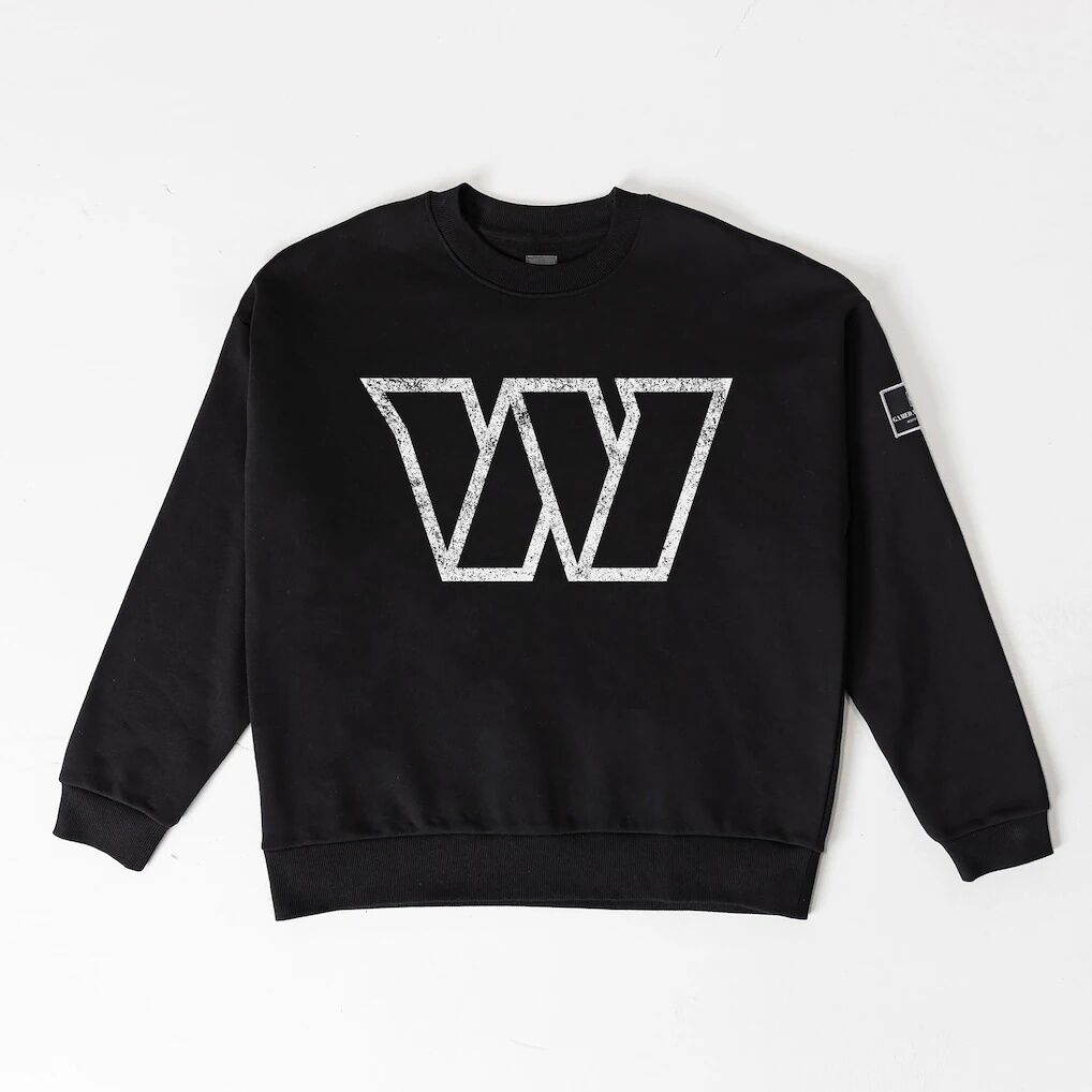 Washington Commanders Gameday Couture Women's Bold Move Black Label Premium Drop Shoulder Sweatshirt