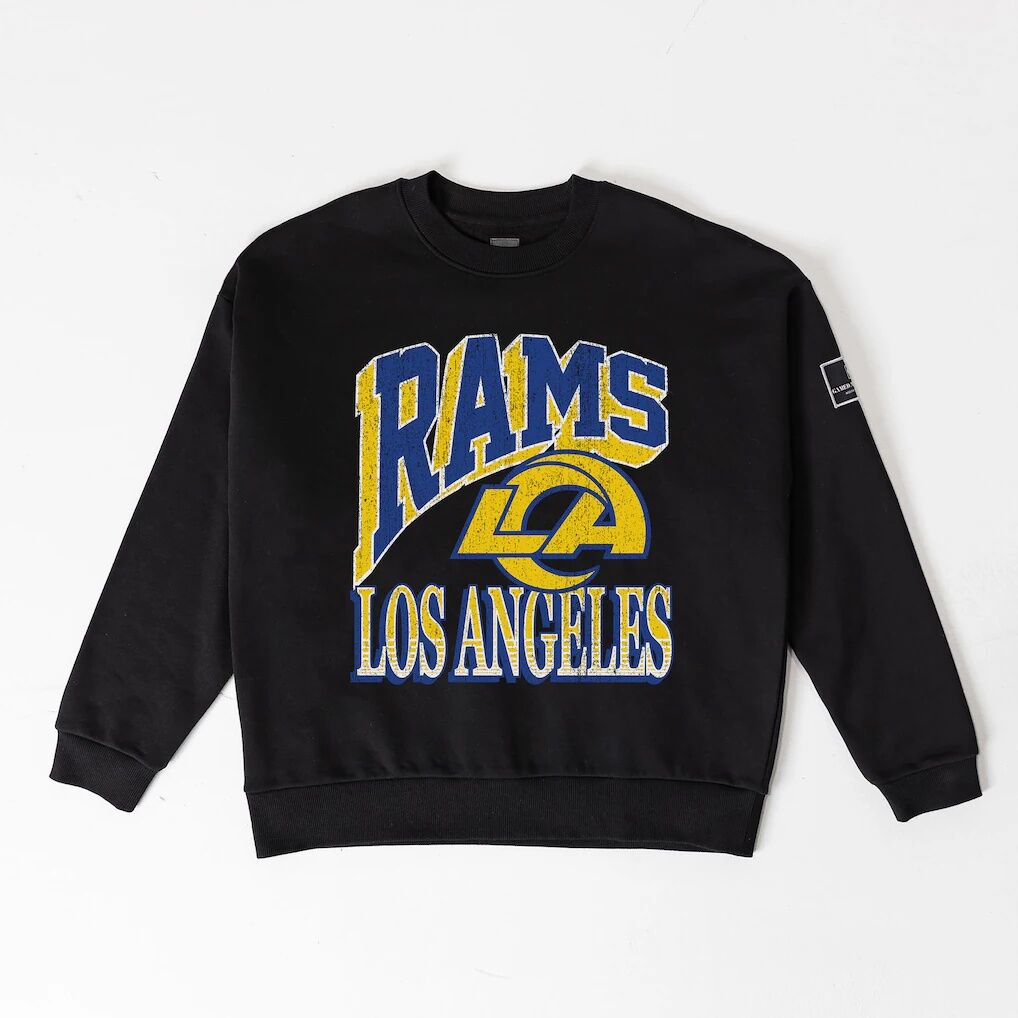 Los Angeles Rams Gameday Couture Women's Victory Prime Black Label Premium Drop Shoulder Sweatshirt