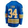 Alex Lyon Buffalo Sabres Fanatics Home Breakaway Jersey - - Side View