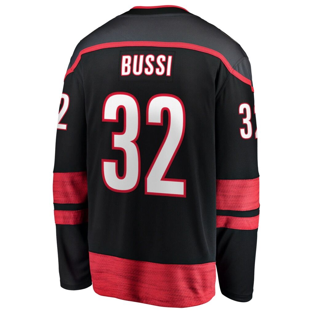 Brandon Bussi Carolina Hurricanes Fashion7 Home Breakaway Jersey