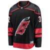 Brandon Bussi Carolina Hurricanes Fashion7 Home Breakaway Jersey - Black - Side View