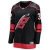 Brandon Bussi Carolina Hurricanes Fashion7 Women's Home Breakaway Jersey - Black - Side View