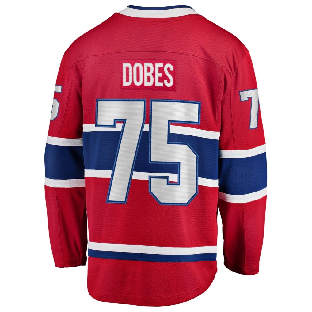 Jakub Dobes Montreal Canadiens Fashion7 Home Breakaway Jersey
