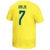 Vini Jr. Brazil National Team Nike Youth Name & Number T-Shirt - Yellow - Detail View