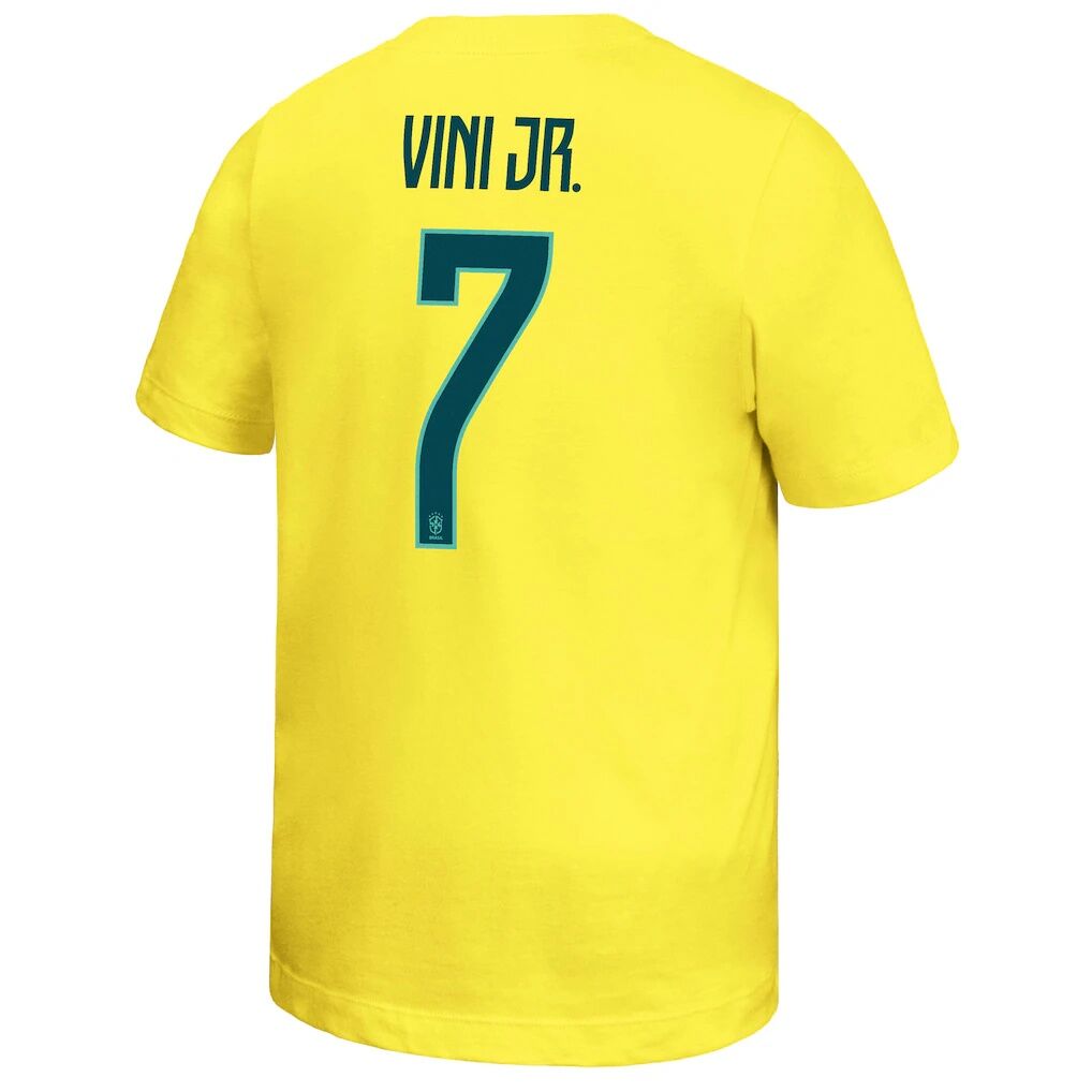 Vini Jr. Brazil National Team Nike Youth Name & Number T-Shirt