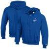 Los Angeles Dodgers Champion Powerblend Full-Zip Hoodie - - Front View