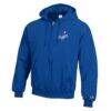 Los Angeles Dodgers Champion Powerblend Full-Zip Hoodie - - Side View