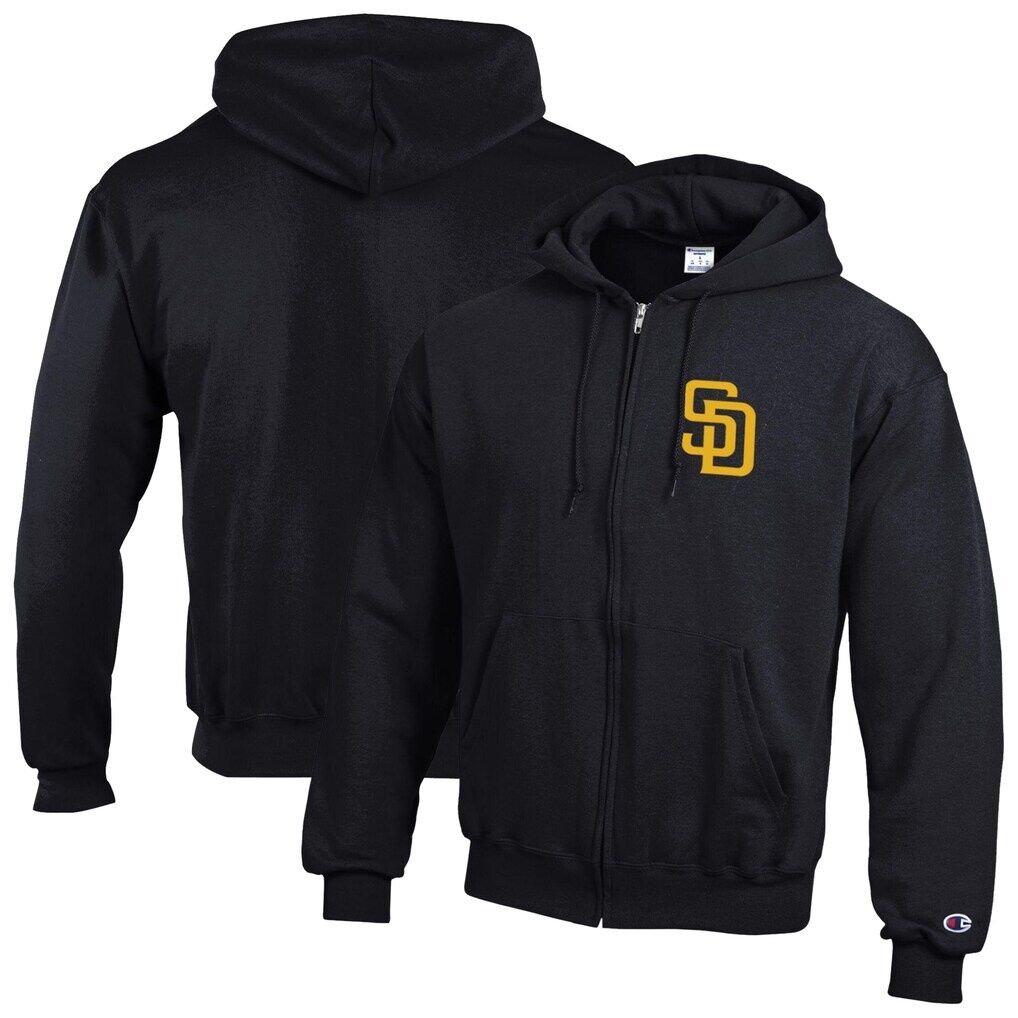 San Diego Padres Champion Powerblend Full-Zip Hoodie