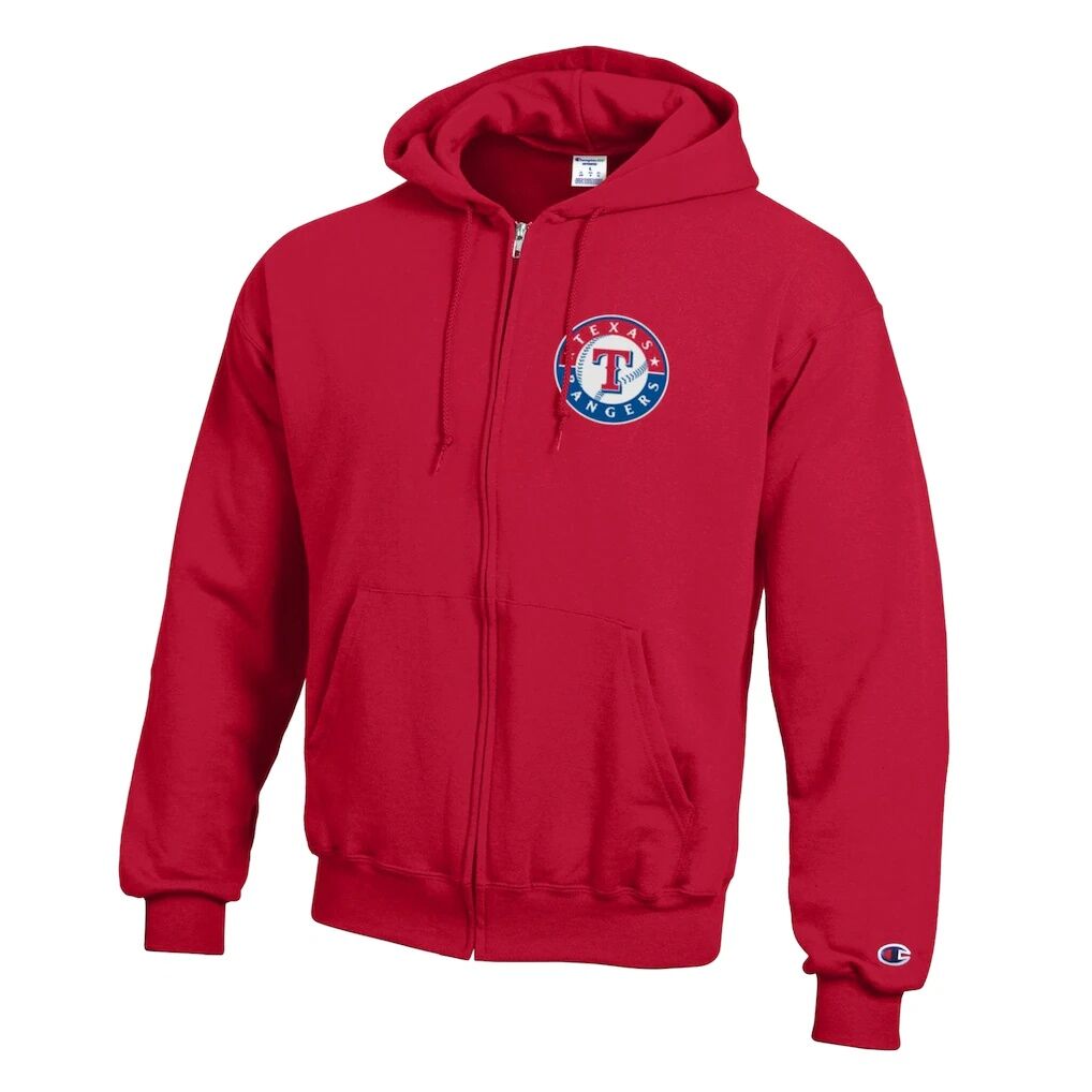 Texas Rangers Champion Powerblend Full-Zip Hoodie