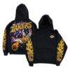 Los Angeles Lakers Warren Lotas Slam Dunk Hoodie - Black - Front View