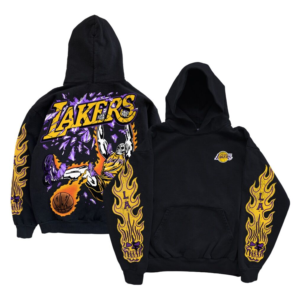 Los Angeles Lakers Warren Lotas Slam Dunk Hoodie