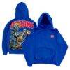 Detroit Pistons Warren Lotas Horsepower Hoodie - Blue - Front View