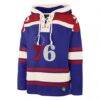 Philadelphia 76ers '47 Superior Lacer Hoodie - - Side View
