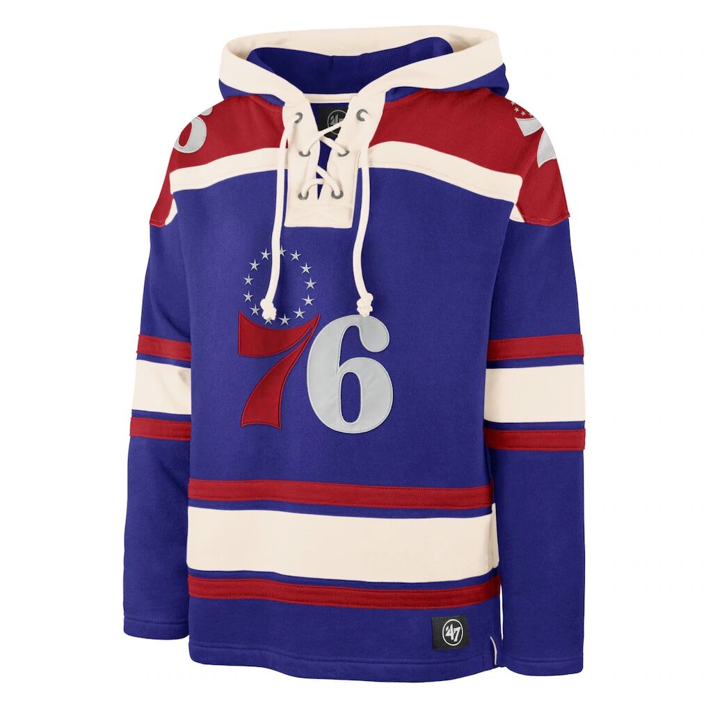 Philadelphia 76ers '47 Superior Lacer Hoodie - Royal