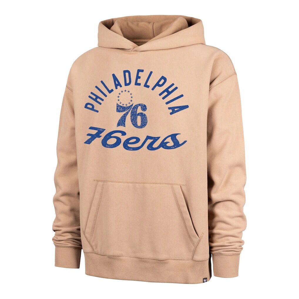 Philadelphia 76ers '47 Dusted Bowline River Hoodie - Khaki