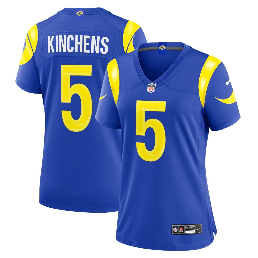Kamren Kinchens Los Angeles Rams Nike Women's Team Game Jersey - Royal