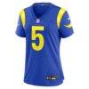 Kamren Kinchens Los Angeles Rams Nike Women's Team Game Jersey - - Side View