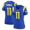 Keir Thomas Los Angeles Rams Nike Women's Team Game Jersey - - Front View