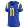 Keir Thomas Los Angeles Rams Nike Women's Team Game Jersey - - Side View