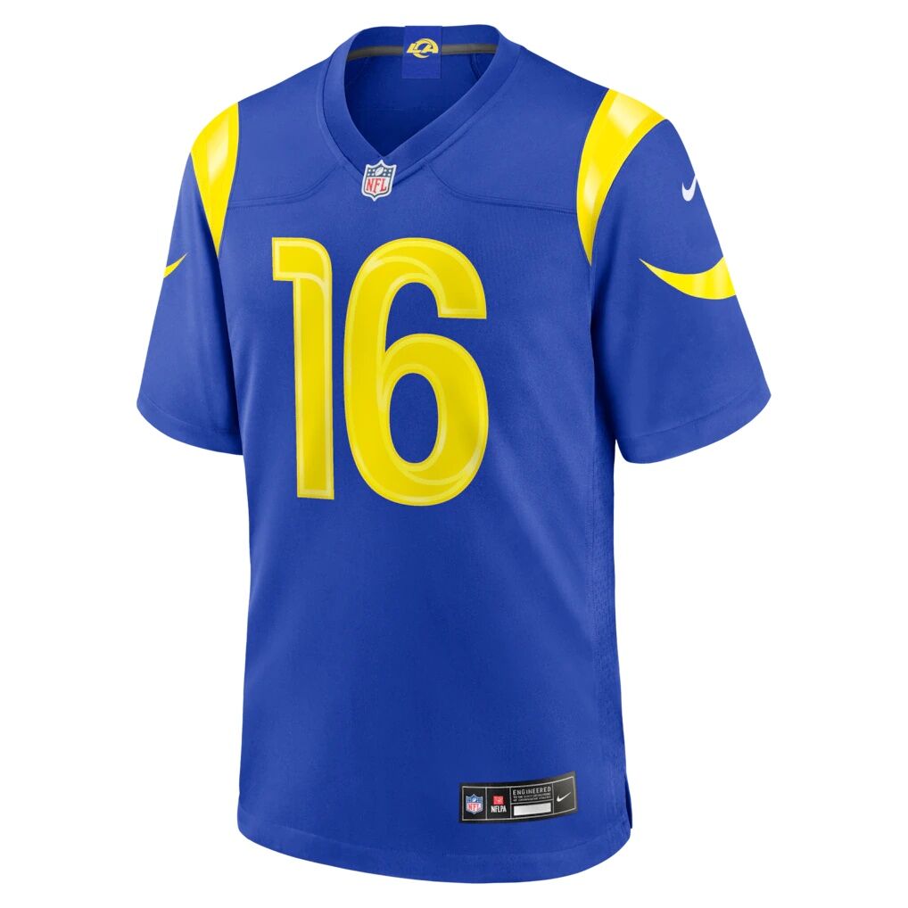 Tru Edwards Los Angeles Rams Nike Team Game Jersey - Royal