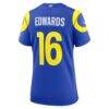 Tru Edwards Los Angeles Rams Nike Women's Team Game Jersey - - Detail View