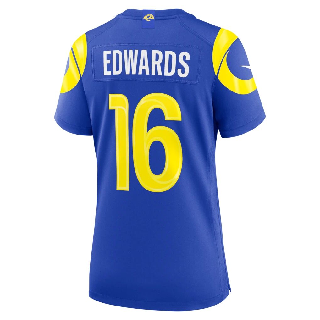 Tru Edwards Los Angeles Rams Nike Women's Team Game Jersey - Royal