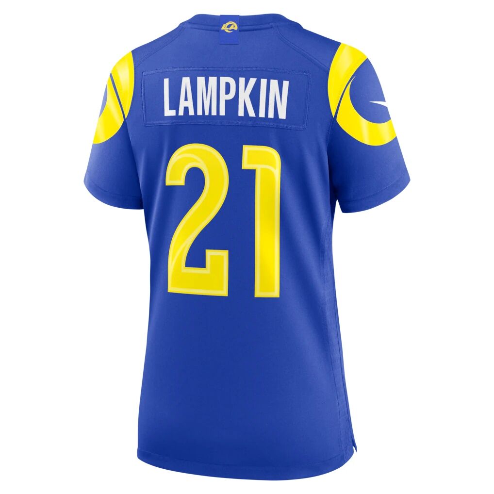 Cam Lampkin Los Angeles Rams Nike Women's Team Game Jersey - Royal