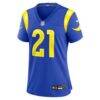 Cam Lampkin Los Angeles Rams Nike Women's Team Game Jersey - - Side View