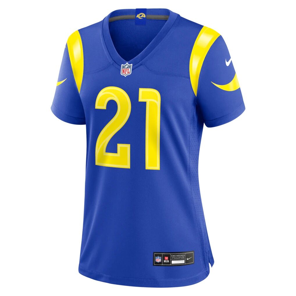 Cam Lampkin Los Angeles Rams Nike Women's Team Game Jersey - Royal