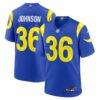 Alex Johnson Los Angeles Rams Nike Team Game Jersey - - Front View