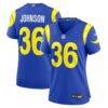Alex Johnson Los Angeles Rams Nike Women's Team Game Jersey - - Front View