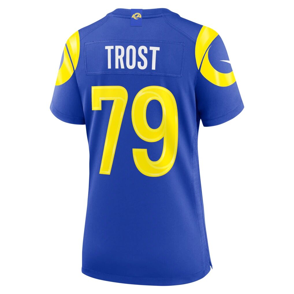 Keagen Trost Los Angeles Rams Nike Women's Team Game Jersey - Royal