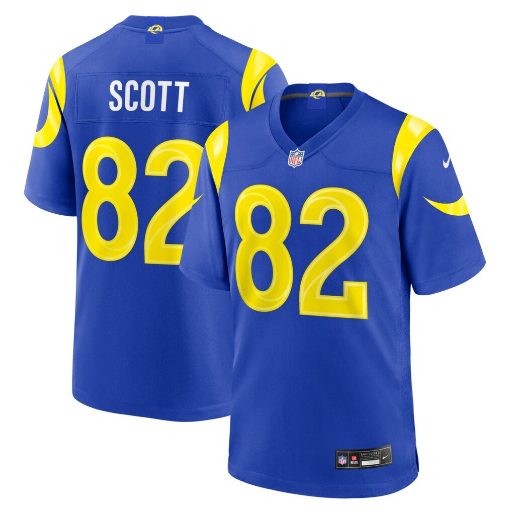 Tyler Scott Los Angeles Rams Nike Team Game Jersey - Royal