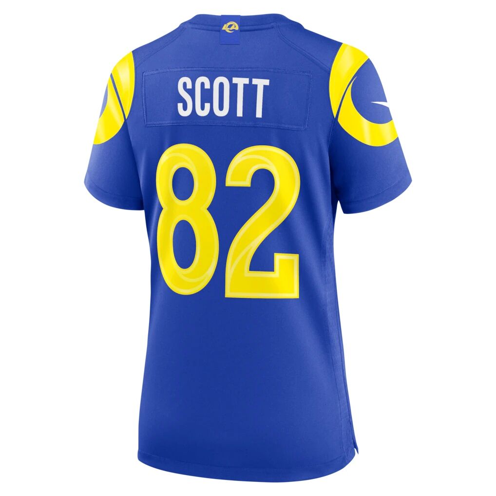 Tyler Scott Los Angeles Rams Nike Women's Team Game Jersey - Royal