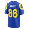 Max Klare Los Angeles Rams Nike Team Game Jersey - - Detail View