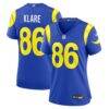 Max Klare Los Angeles Rams Nike Women's Team Game Jersey - - Front View